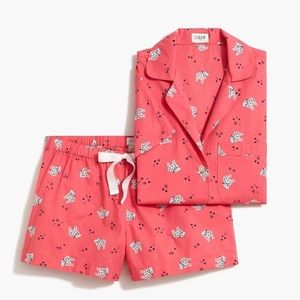 J Crew Sheep Lamb Pink Pajama Set